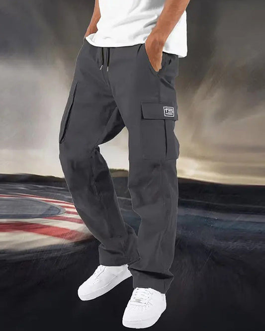 Men's Multi Pocket Cargo Straight Leg Pant pants man spring summer