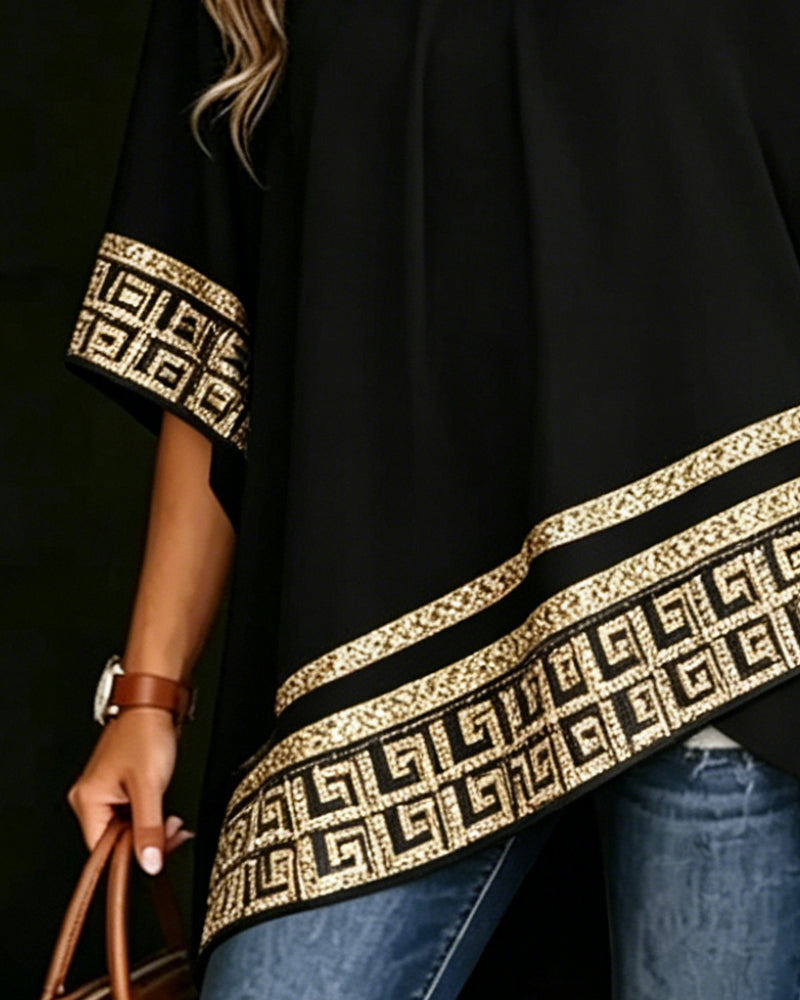 Off-Shoulder Fashion Asymmetrical Blouse