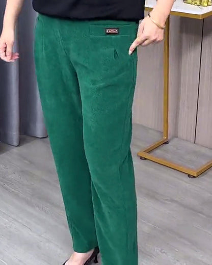 Solid Color Stretch Skinny Pants