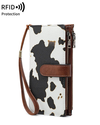 Women Zipper Long Wallet Trendy Exquisite Gift Wallet