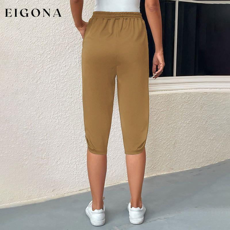 Casual Elastic Waist Trousers best Best Sellings bottoms clothes pants Plus Size Sale Topseller
