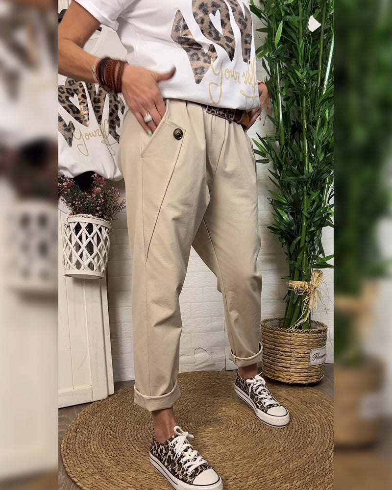 Pantaloni a matita harem