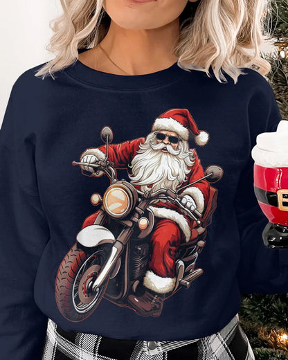 Women's Santa Claus Merry Christmas funny christmas sweatshirt 2024 f/w christmas hoodies & sweatshirts