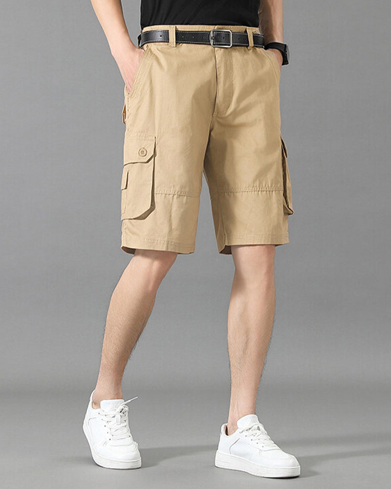 Men's Multi-Pocket Cargo Shorts