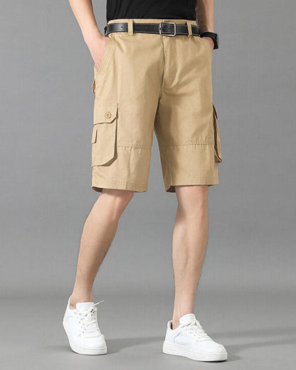 Men's Multi-Pocket Cargo Shorts