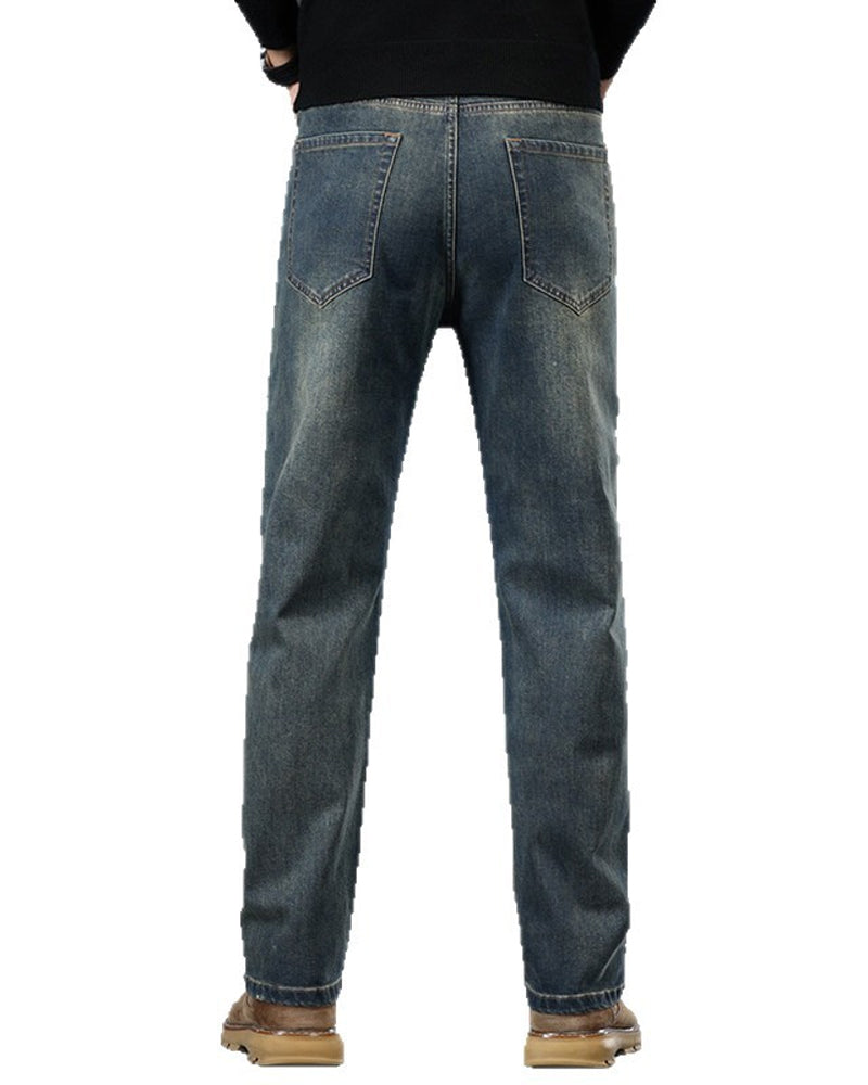Men's Mid-High Waist Vintage Pants