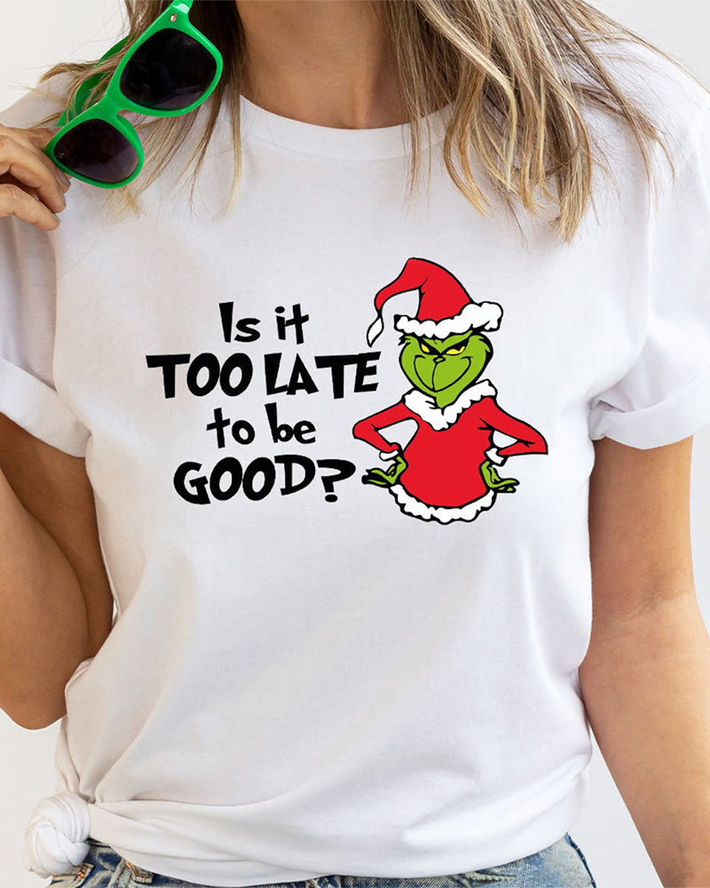 Sarcastic christmas movie t-shirt