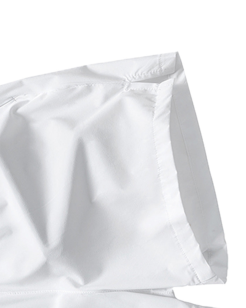 Men Elastic Waist Pocket Quick-Dry Ice Silk Sports Shorts