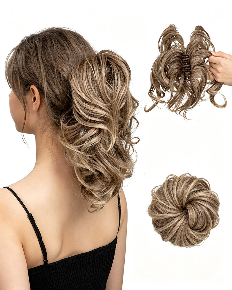 Hair Bun Ponytail Claw Clip