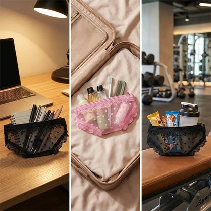 Heart-Shaped Triangular Bag