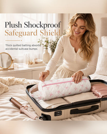 Portable Quilted Travel Storage Bag