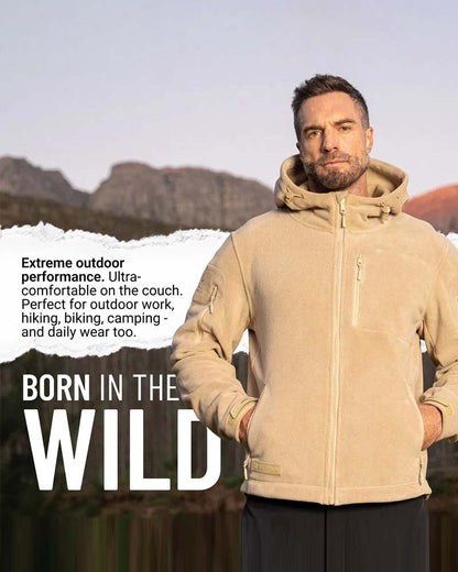 Get Wild Comfort in Cold, Rain, Wind or Snow. This is The Last Hoodie You Will Ever Buy.