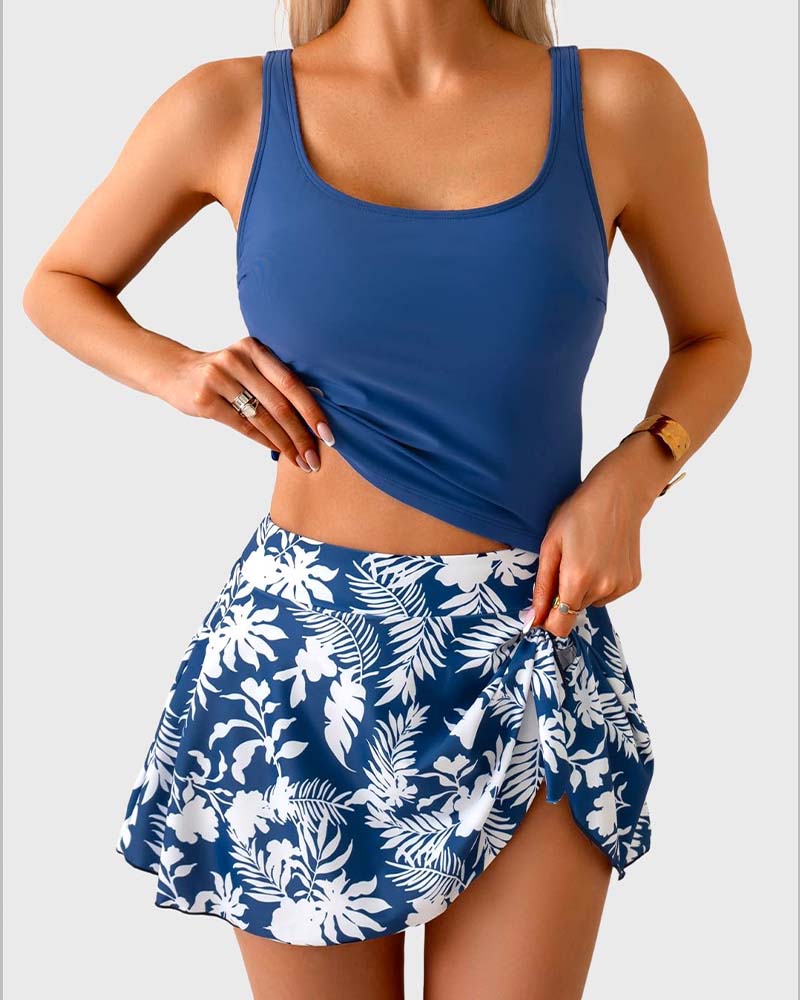 Side-Tie Vacation-Style Tankini