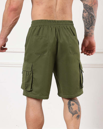 Drawstring Cargo Casual Shorts