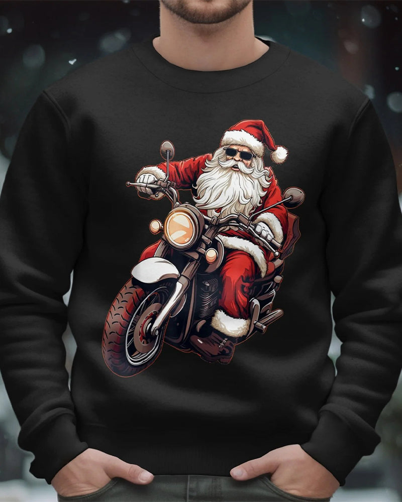 Men's Santa Claus Merry Christmas funny christmas sweatshirt 2024 f/w hoodies & sweatshirts man