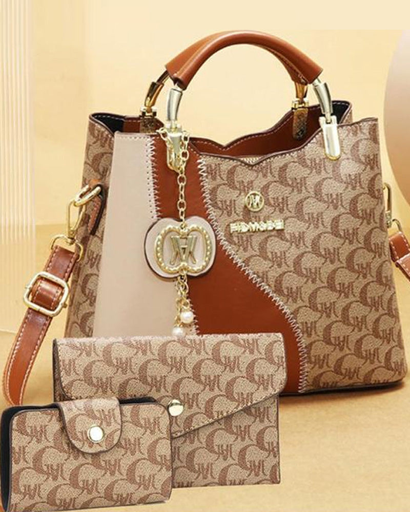 Retro Stylish Printed Handbag