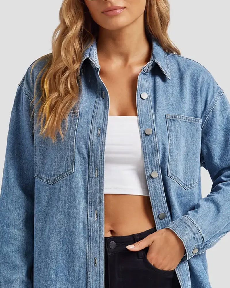 Long Sleeve Lapel Shirt