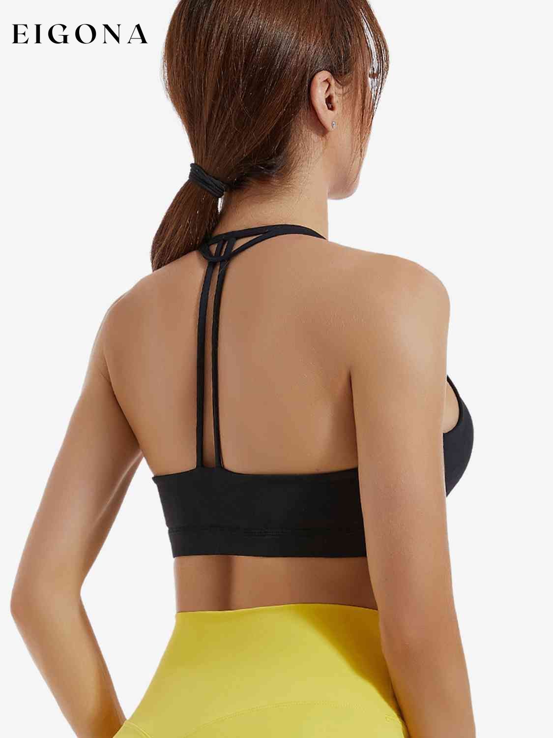 T-Back Sports Bra 2 pieces active wear clothes J@S setv Ship From Overseas Shipping Delay 09/29/2023 - 10/04/2023 workout setv