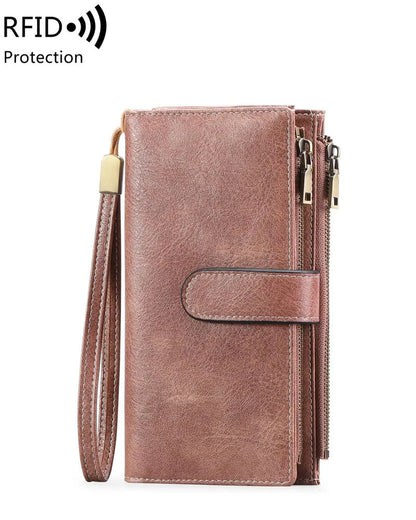 Women Zipper Long Wallet Trendy Exquisite Gift Wallet