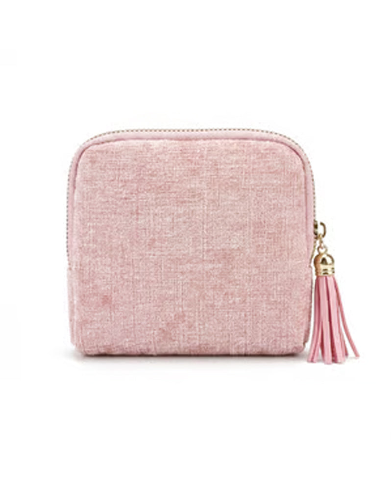 Fringed Jewelry Storage Pouch