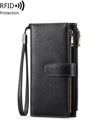 Women Zipper Long Wallet Trendy Exquisite Gift Wallet