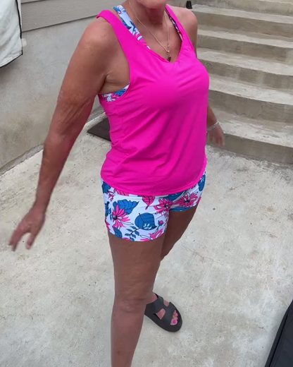 Printed Two-Piece Swimsuit