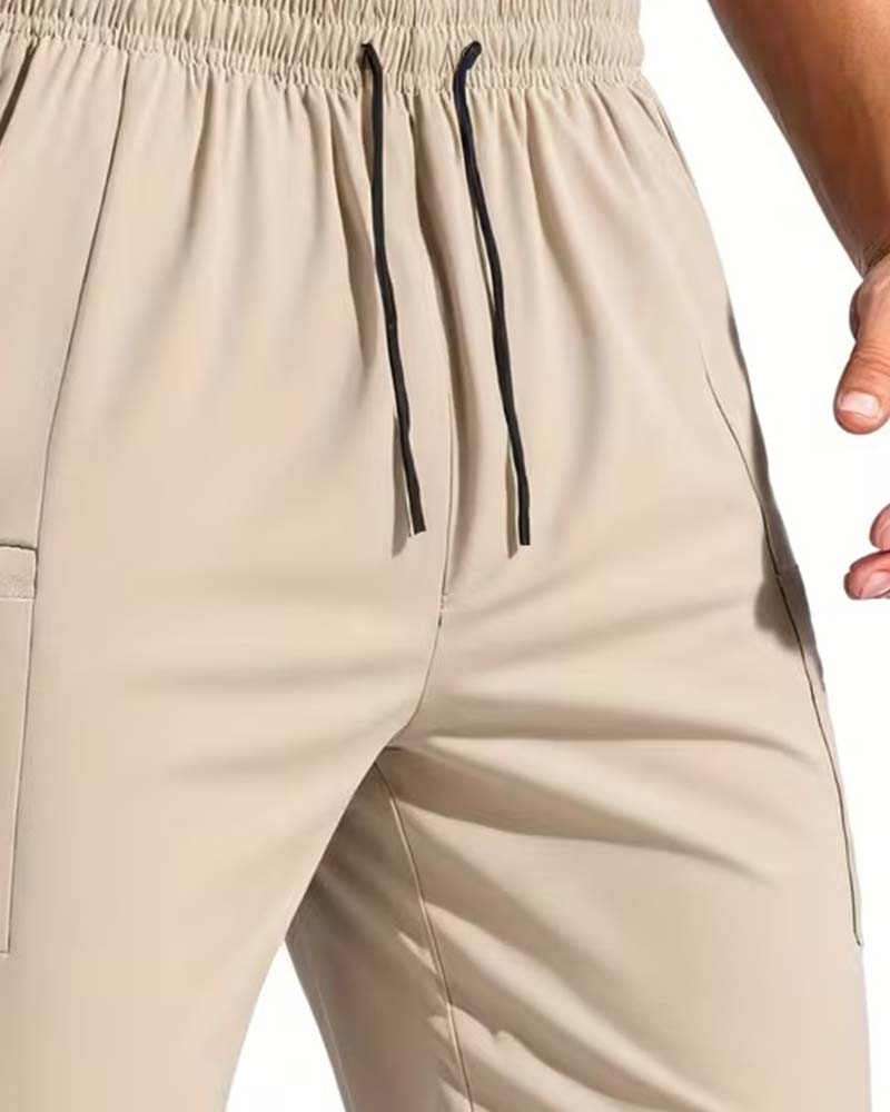 Men's Drawstring Cargo Casual Shorts