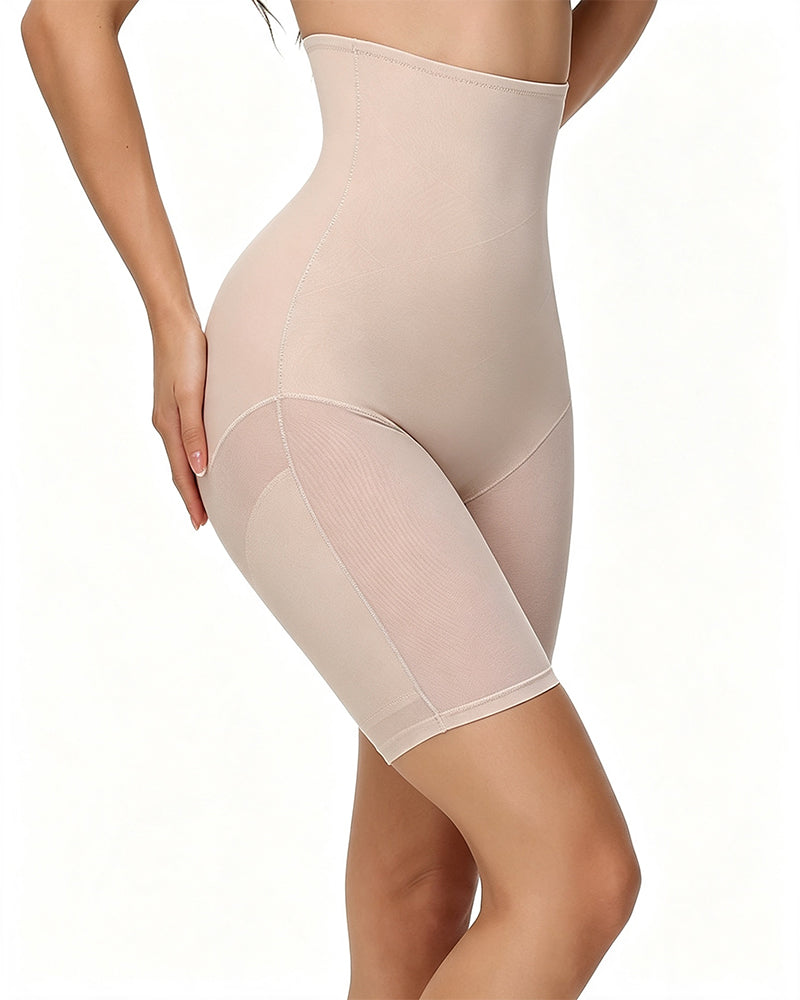 High Waist Cross Double Layer Tummy Control Pants