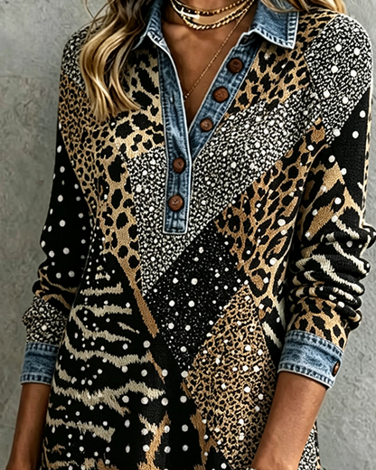 Leopard Animal Casual Dress