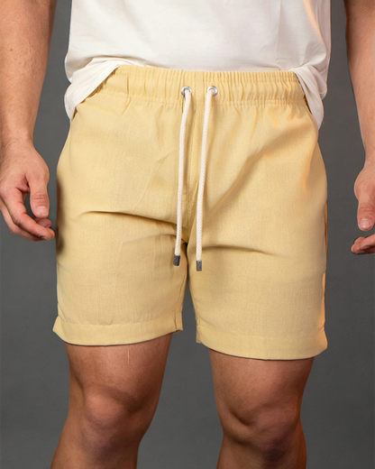 Drawstring Casual Straight Leg Shorts