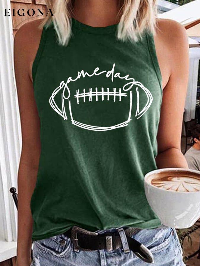 Women's Gameday Football Graphic Vest ball print