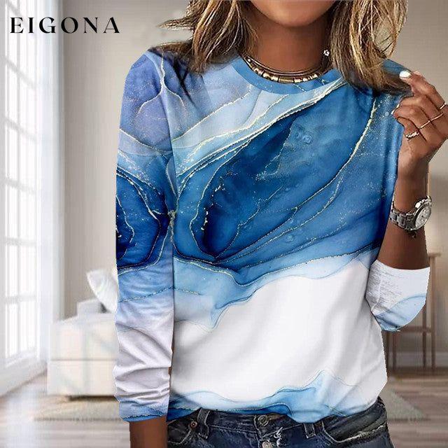 Casual Tie-Dye T-Shirt best Best Sellings clothes Plus Size tops