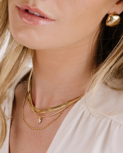 All the Chains Layered Necklace