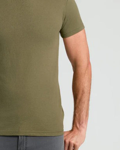 Men's Solid-Color Short-Sleeve Top