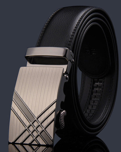 Men - Business automatic buckle belt ACCESSORIES man