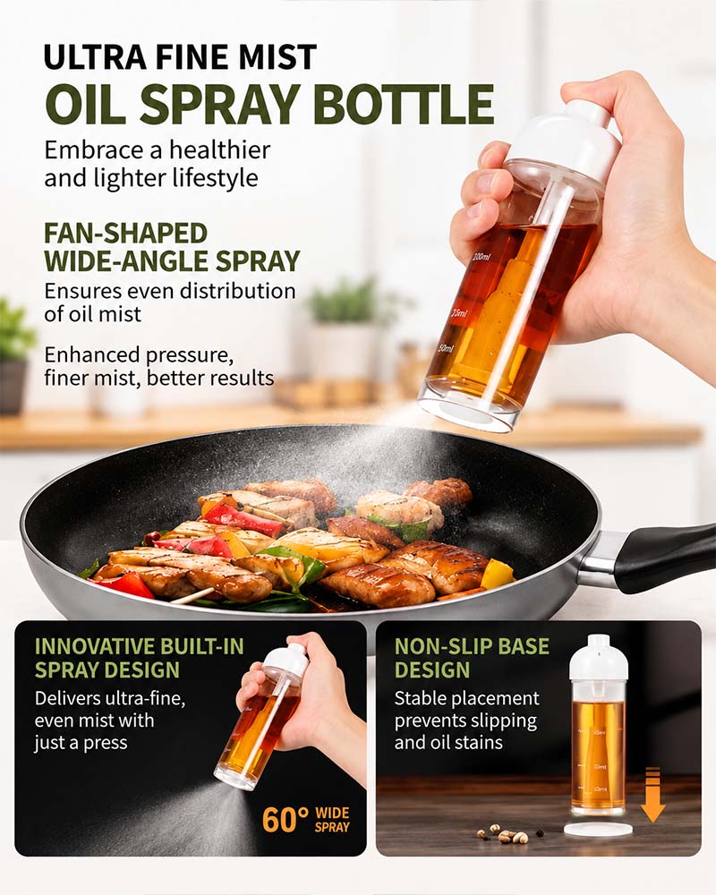Ultra Fine Cooking Oil Spray Bottle 2025 f/w accessoires spring summer