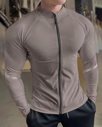 Quick-Dry Zip Long-Sleeve Coats