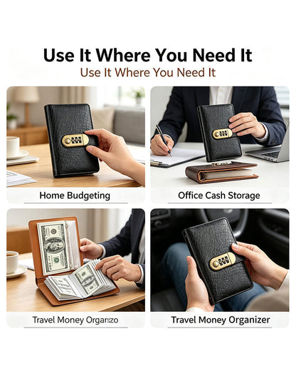 Combination Lock Cash Book 2024 f/w accessories spring summer