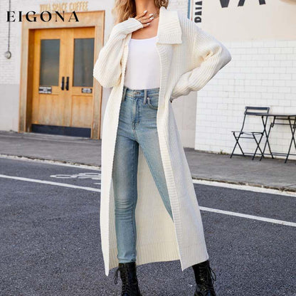 Casual Solid Colour Long Cardigan best Best Sellings cardigan cardigans clothes Plus Size Sale tops Topseller