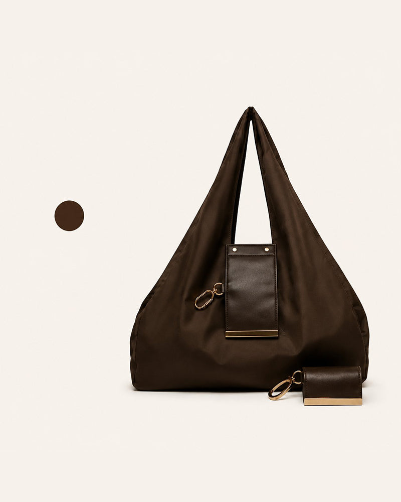 Charm Transformable Bag – Stylish Vegan Leather Tote & Keychain Charm 2024 f/w accessories spring summer