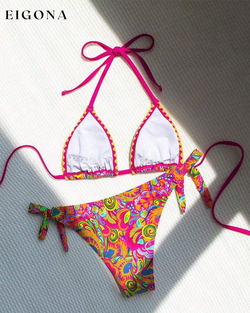 Colorful Sexy Split Bikini bikini summer swimsuits