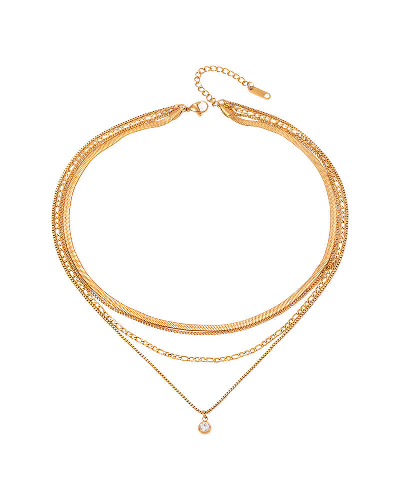 All the Chains Layered Necklace