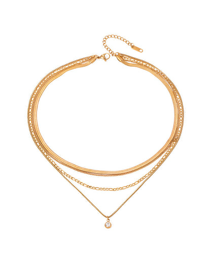 All the Chains Layered Necklace