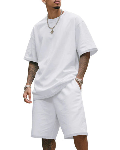 Short Sleeve Shorts Two-Piece Set
