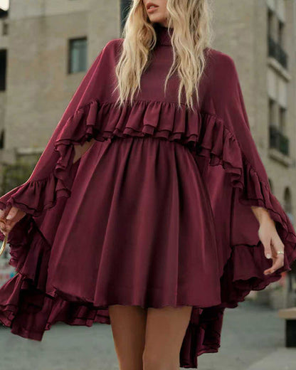 Elegant Chiffon Camisole Dress Two-Piece Set