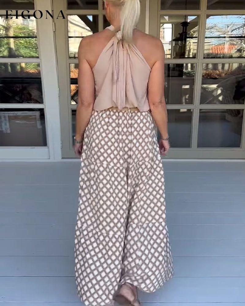 Elegant skirt with rhombus print skirts Spring Summer