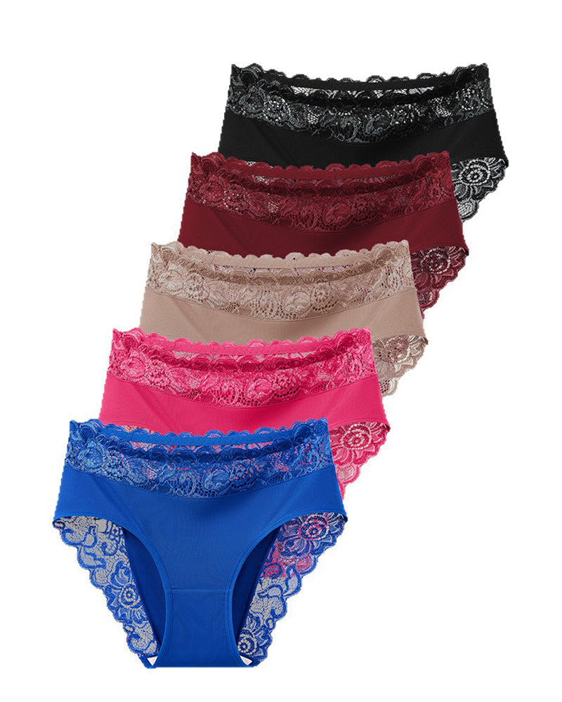 Sexy Lace Mid-Rise Panties-5 2024 f/w accessoires spring summer