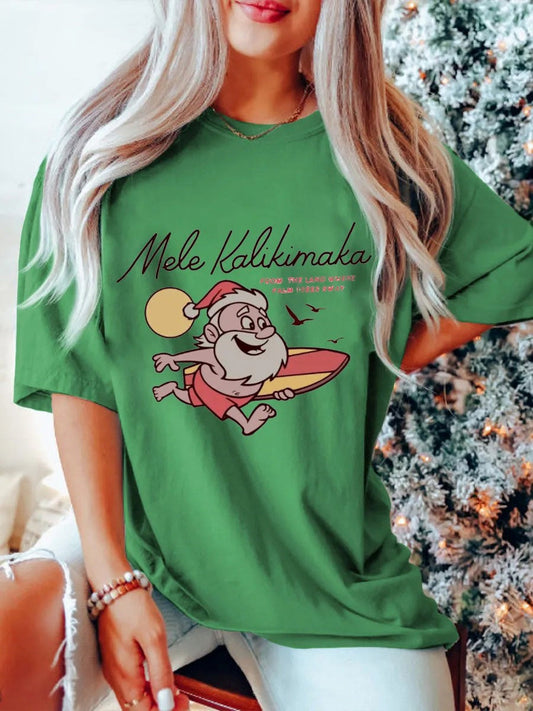 Mele Kalikimaka Hawaii Christmas Shirt christmas summer t-shirts