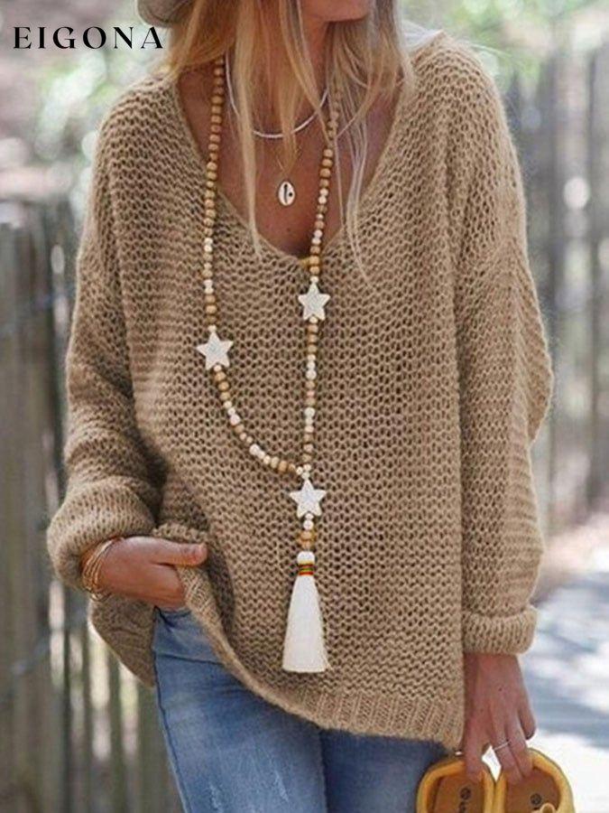 Women's Vintage Boho Wood Beads Tassel Necklace accessories