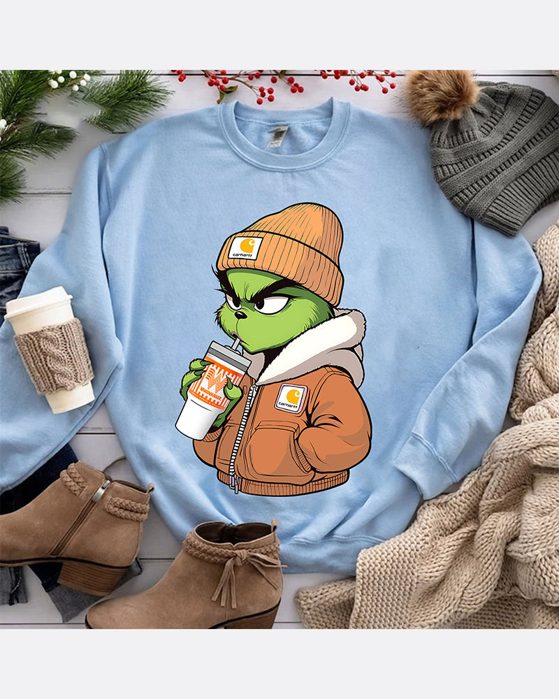 The Ginch Drink Whataburger Sweatshirt 2024 f/w Christmas & Grinch sweatshirts